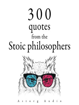 cover image of 300 Quotations from the Stoic Philosophers